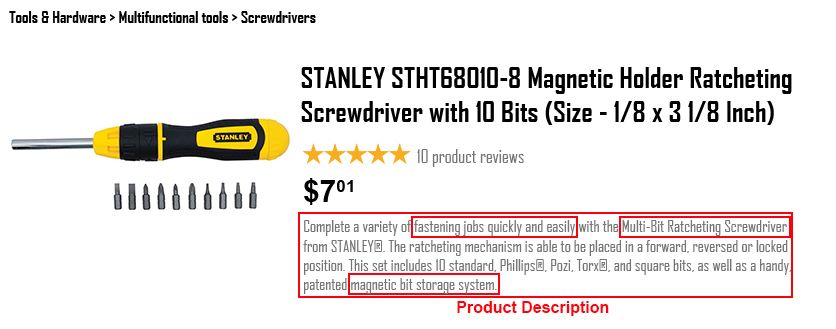 Use Keywords in Titles & Descriptions