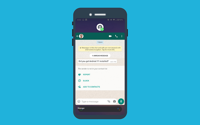Messaging with a Chat Bubble