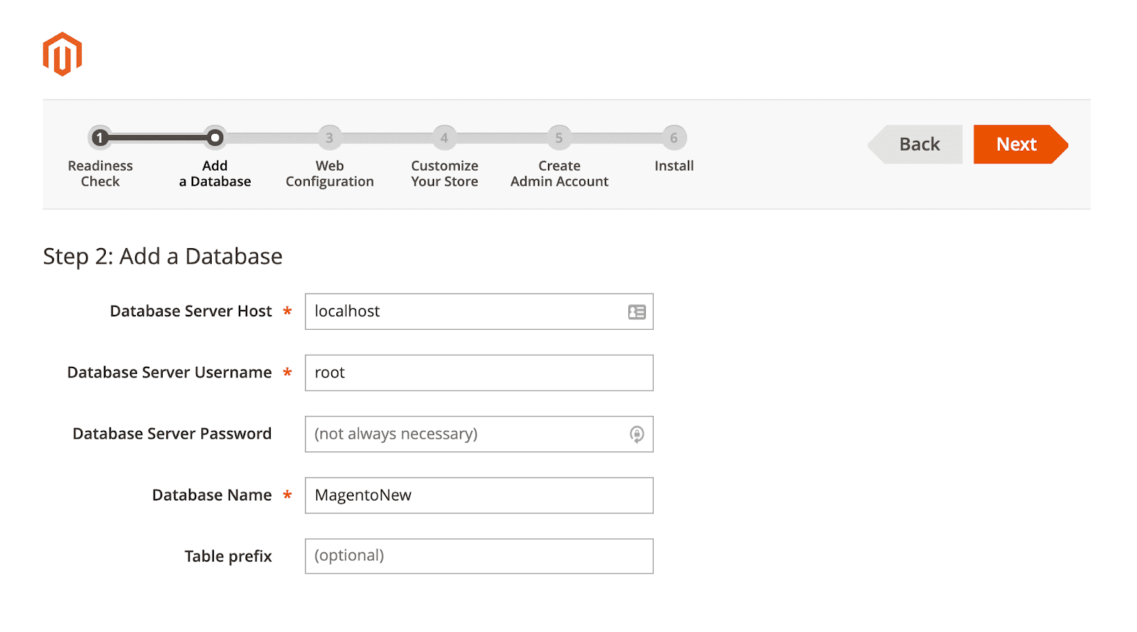 Add a Database