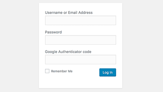 Enable Two-Step Verification to WordPress Login Screen