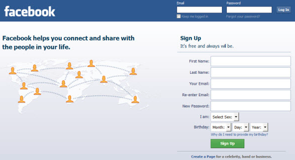 Facebook website design-2