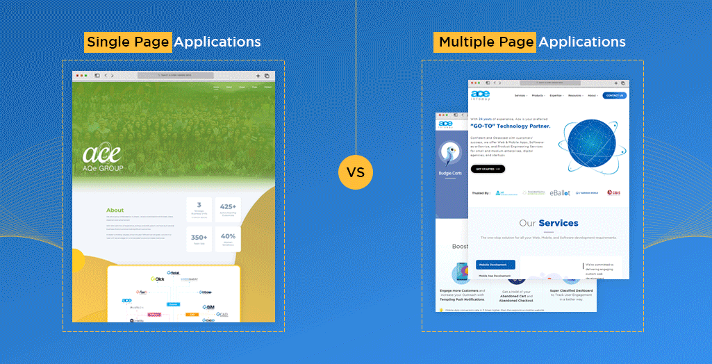 Single Page vs Multiple Page Applications