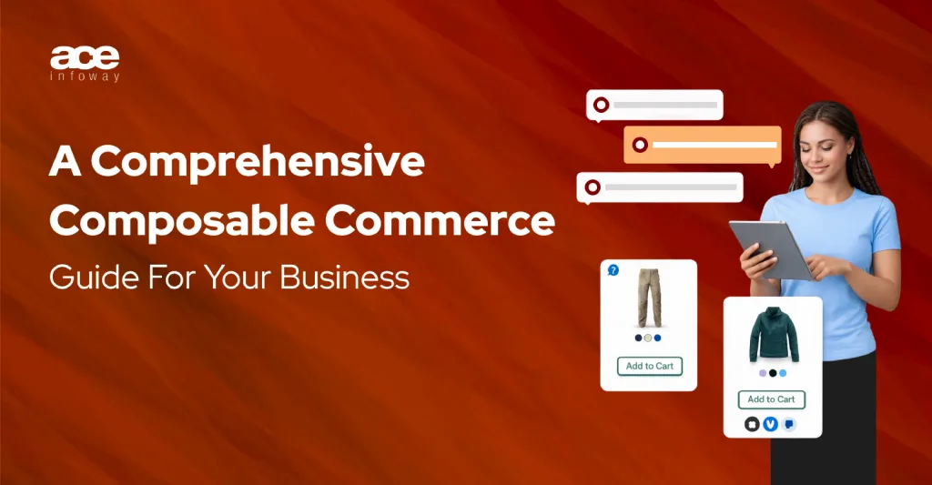 What is composable commerce showing modular architecture and key business benefits