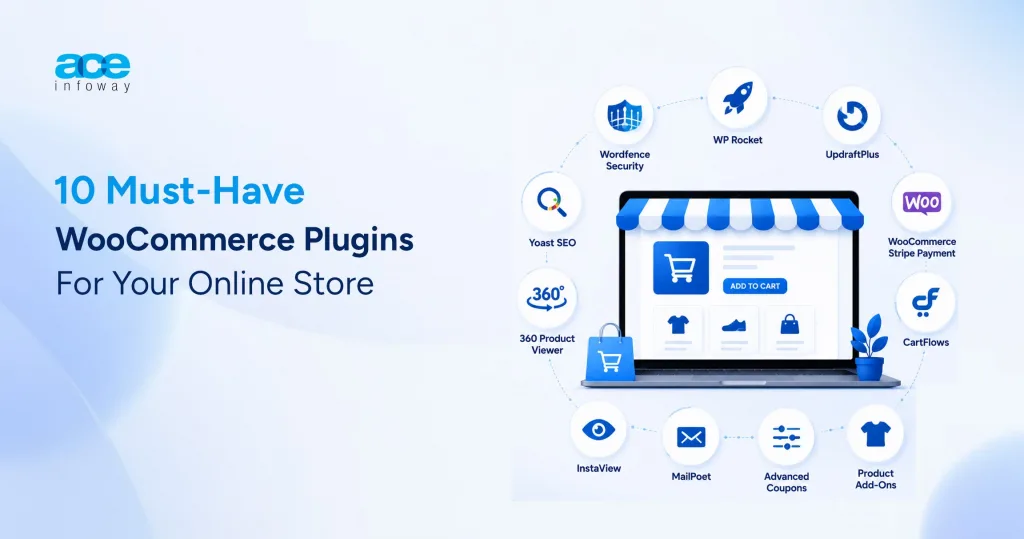 10 must-have WooCommerce plugins for improving ecommerce store performance, security, marketing, and conversions