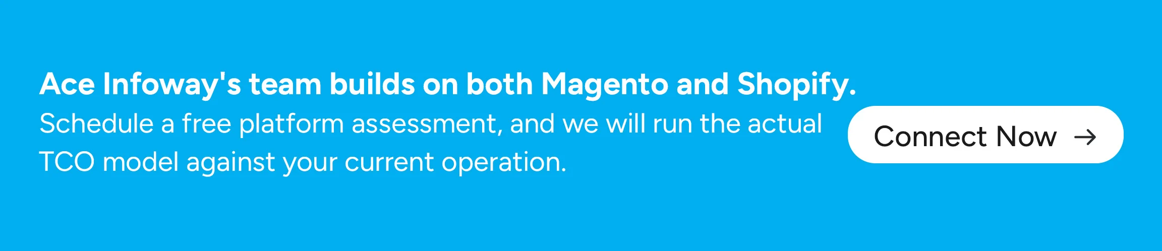free Magento to Shopify migration consultation and total cost of ownership assessment