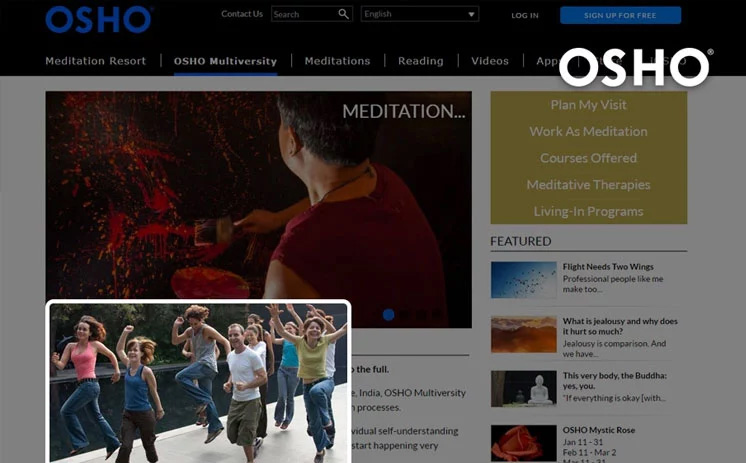 Enterprise CMS Website for an International Spiritual Foundation, contributing to Inner Transformation Meditation and Well being of Human Life.
