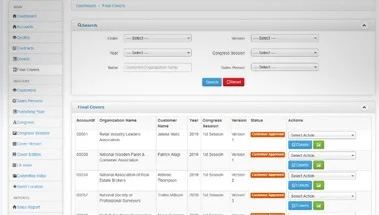 US Congress - Order, Production & Management